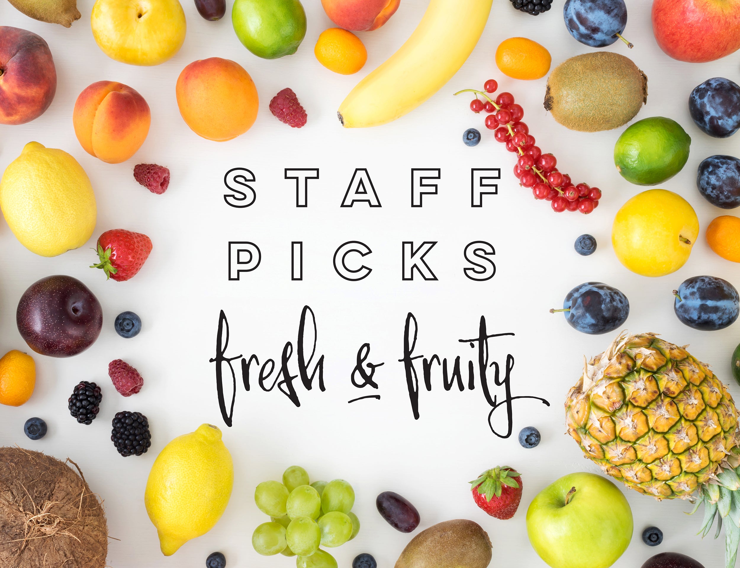Staff Picks Fresh & Fruity Candle Scents