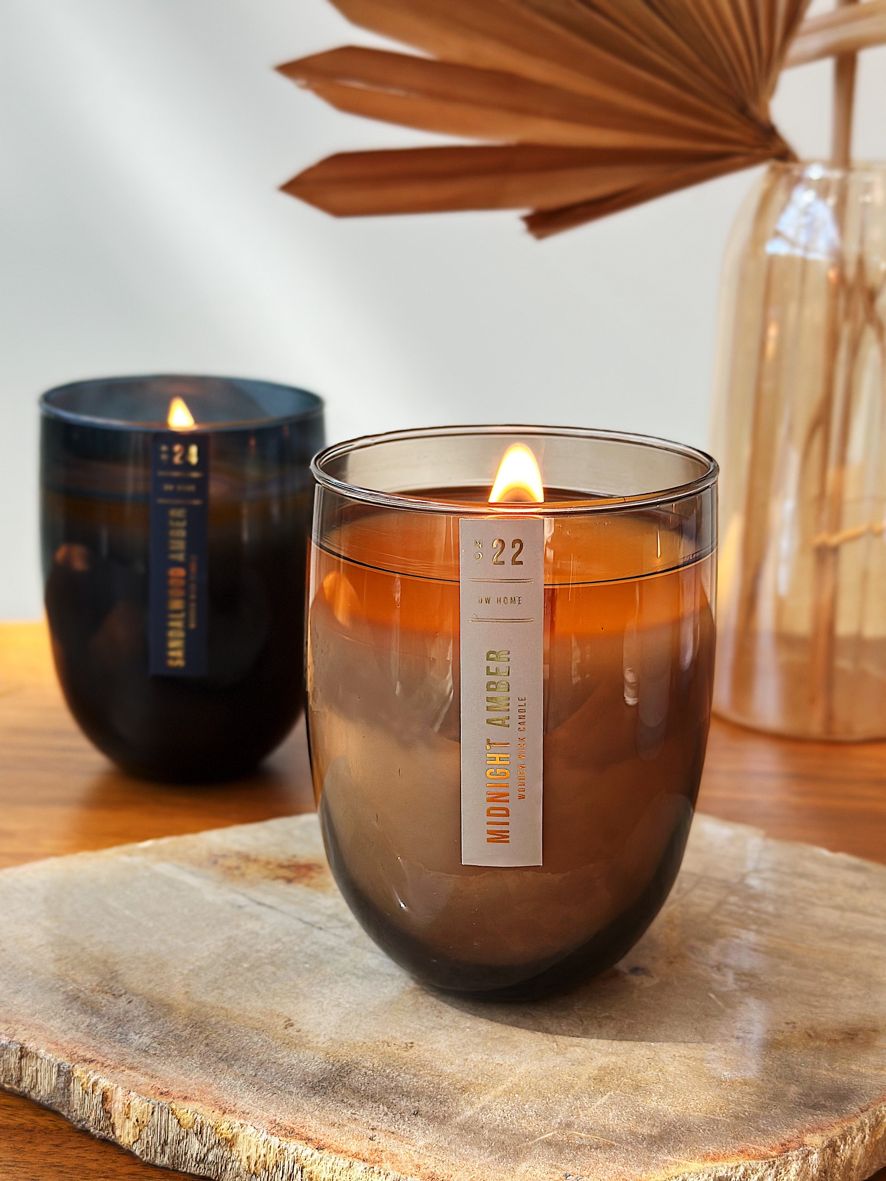 Fall Wooden Wick Candles