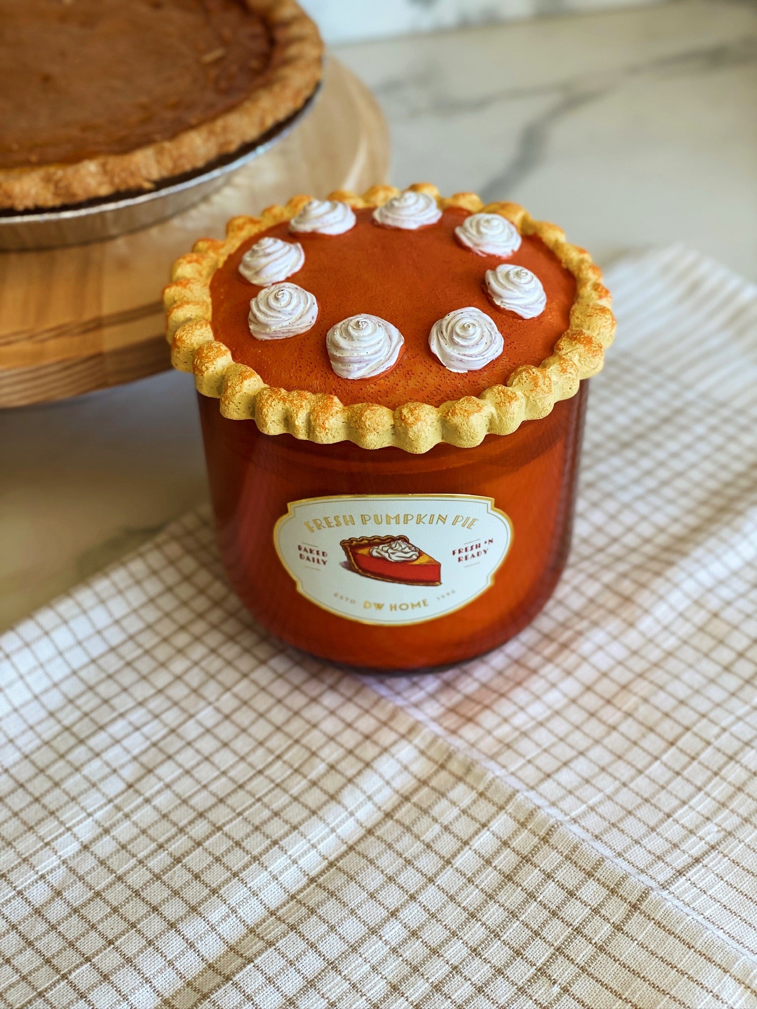 Fresh Pumpkin Pie Candle Double Wick