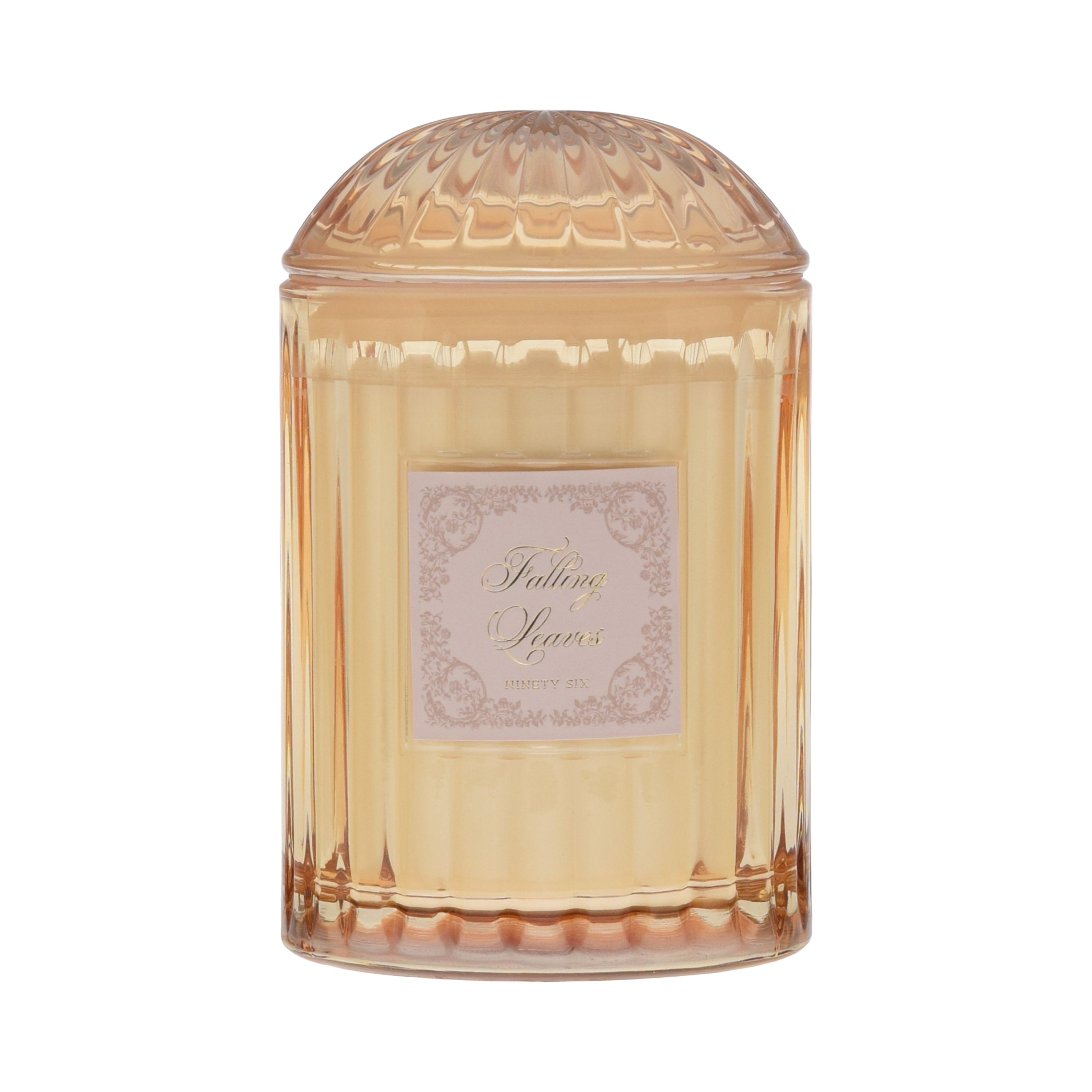 Decorative cream jar with a textured lid on a cream background