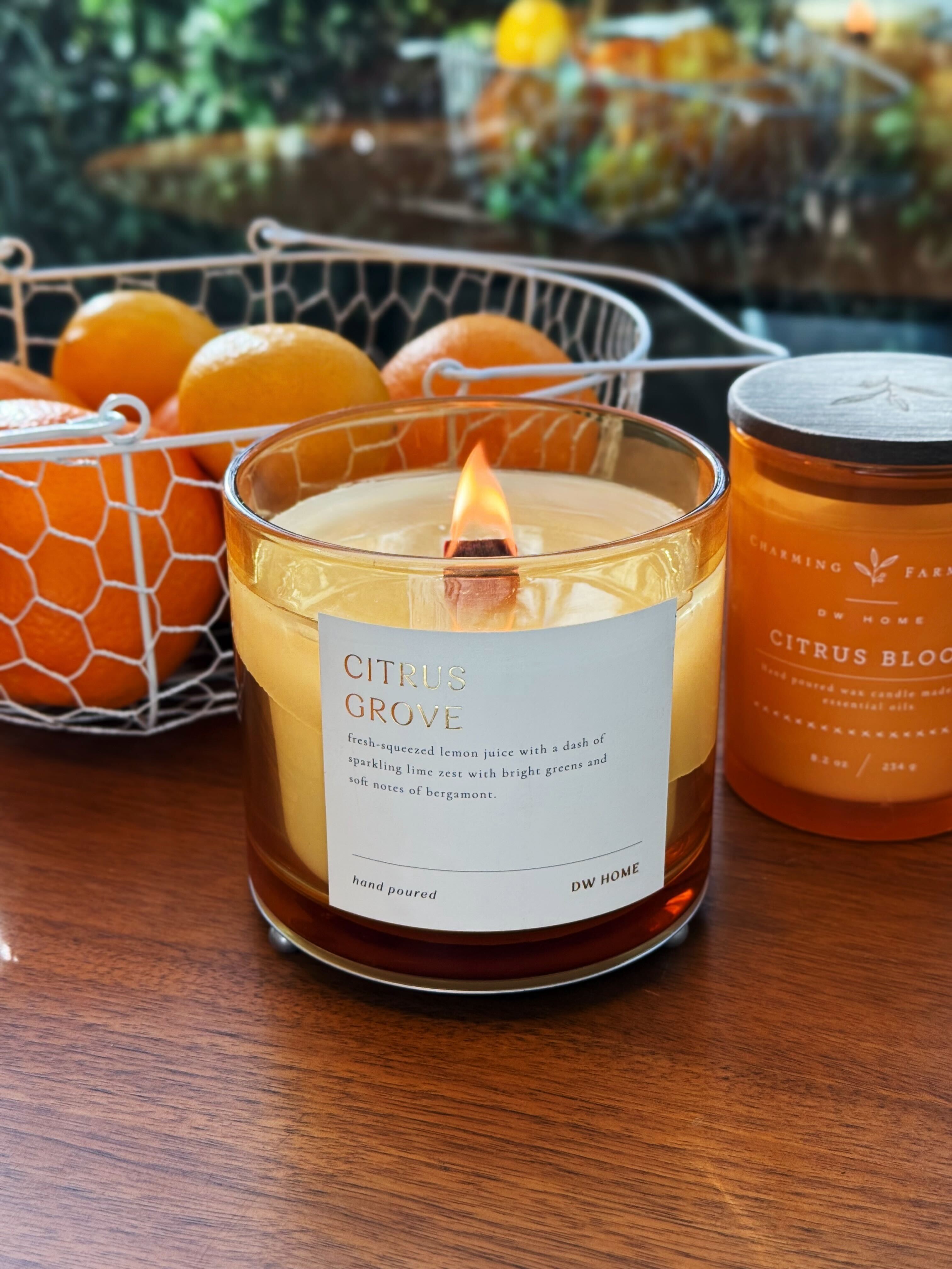 Citrus Grove Wooden Wick Candle thumbnail