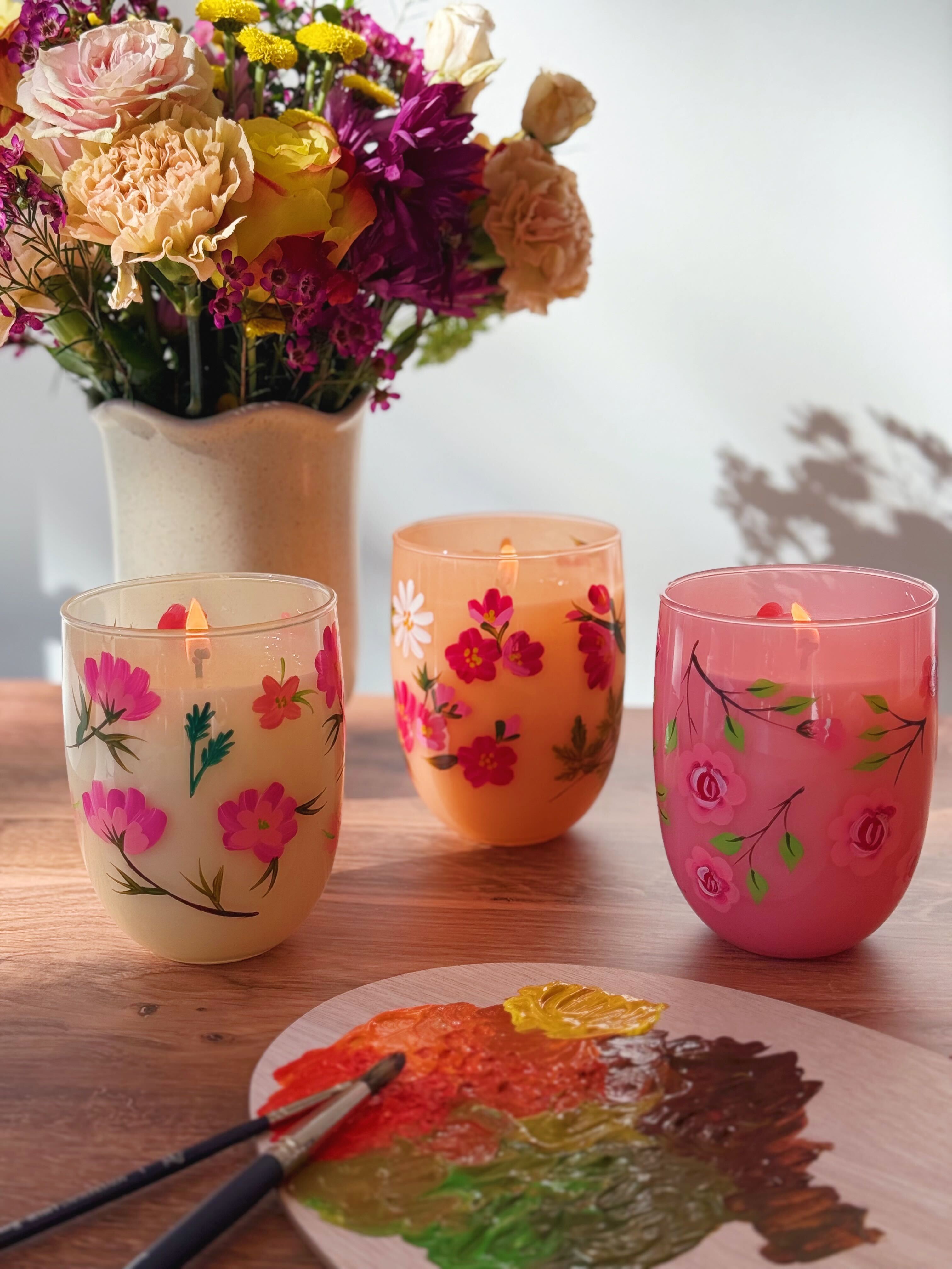 Peach Bellini Single Wick Candle