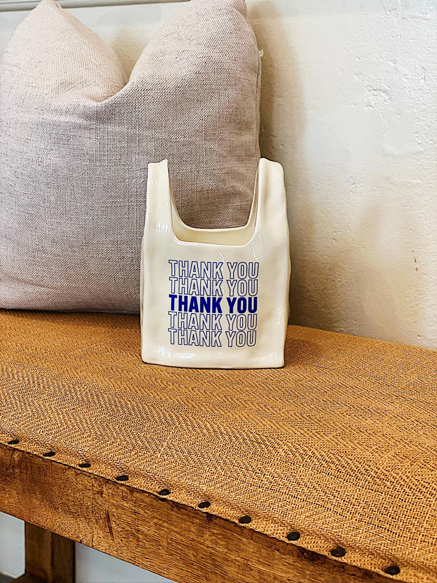 Thank You Bag | Jasmine & Coconut Candle Double Wick