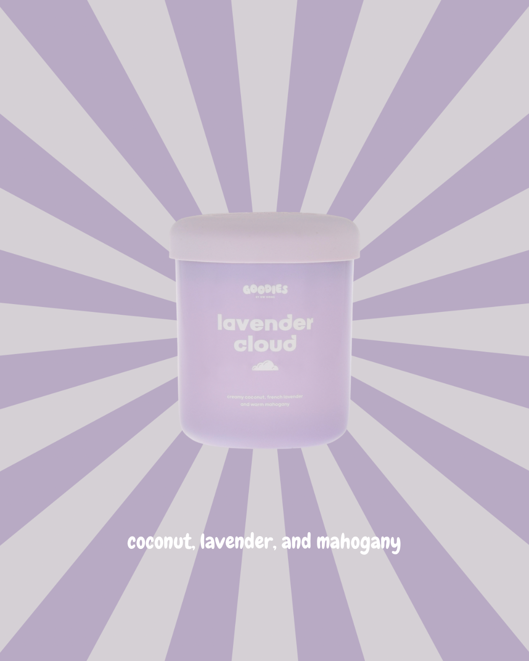 Lavender Cloud Candle Single Wick
