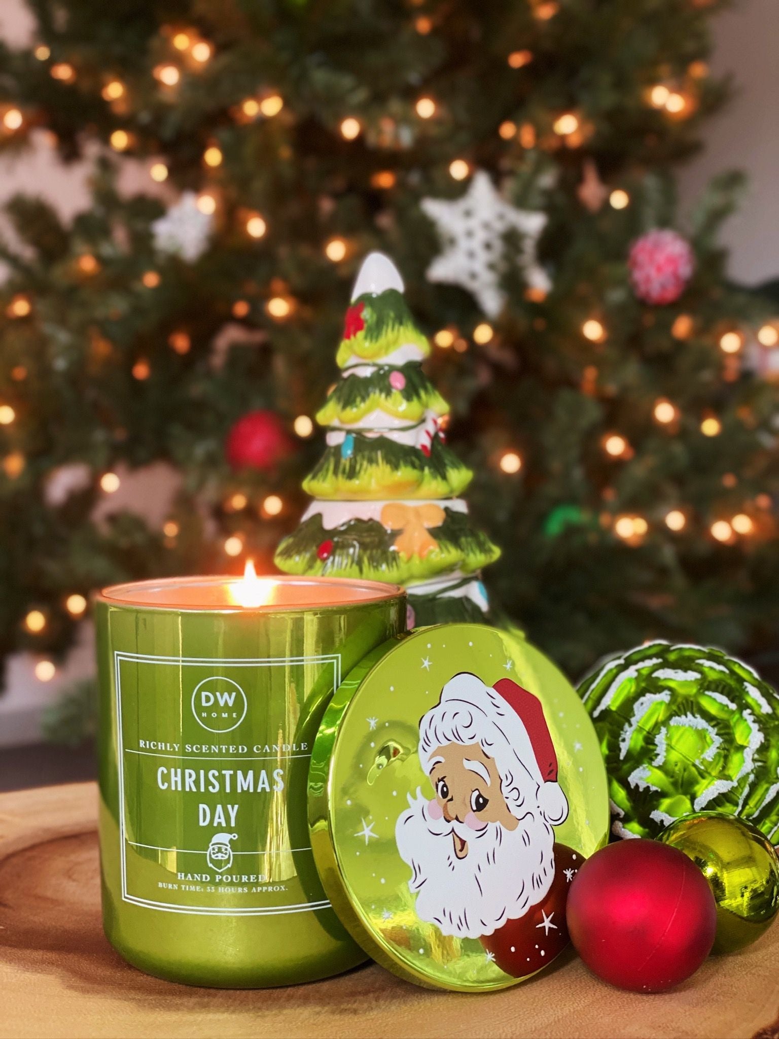 Christmas Day Candle Single Wick